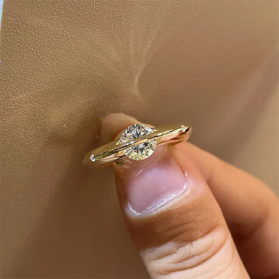 Smart Ring Around Planet Rotatable Opening