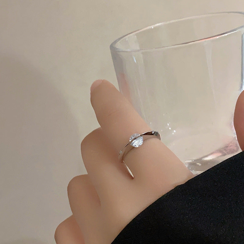 Smart Ring Around Planet Rotatable Opening