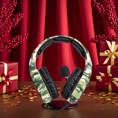 K8 camouflage headphones