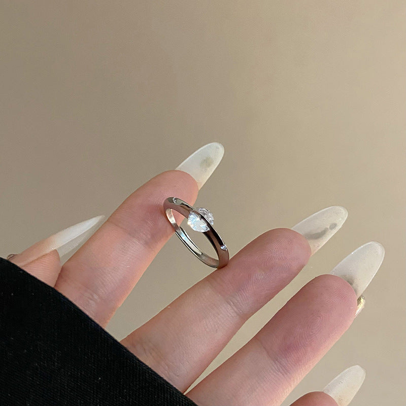 Smart Ring Around Planet Rotatable Opening